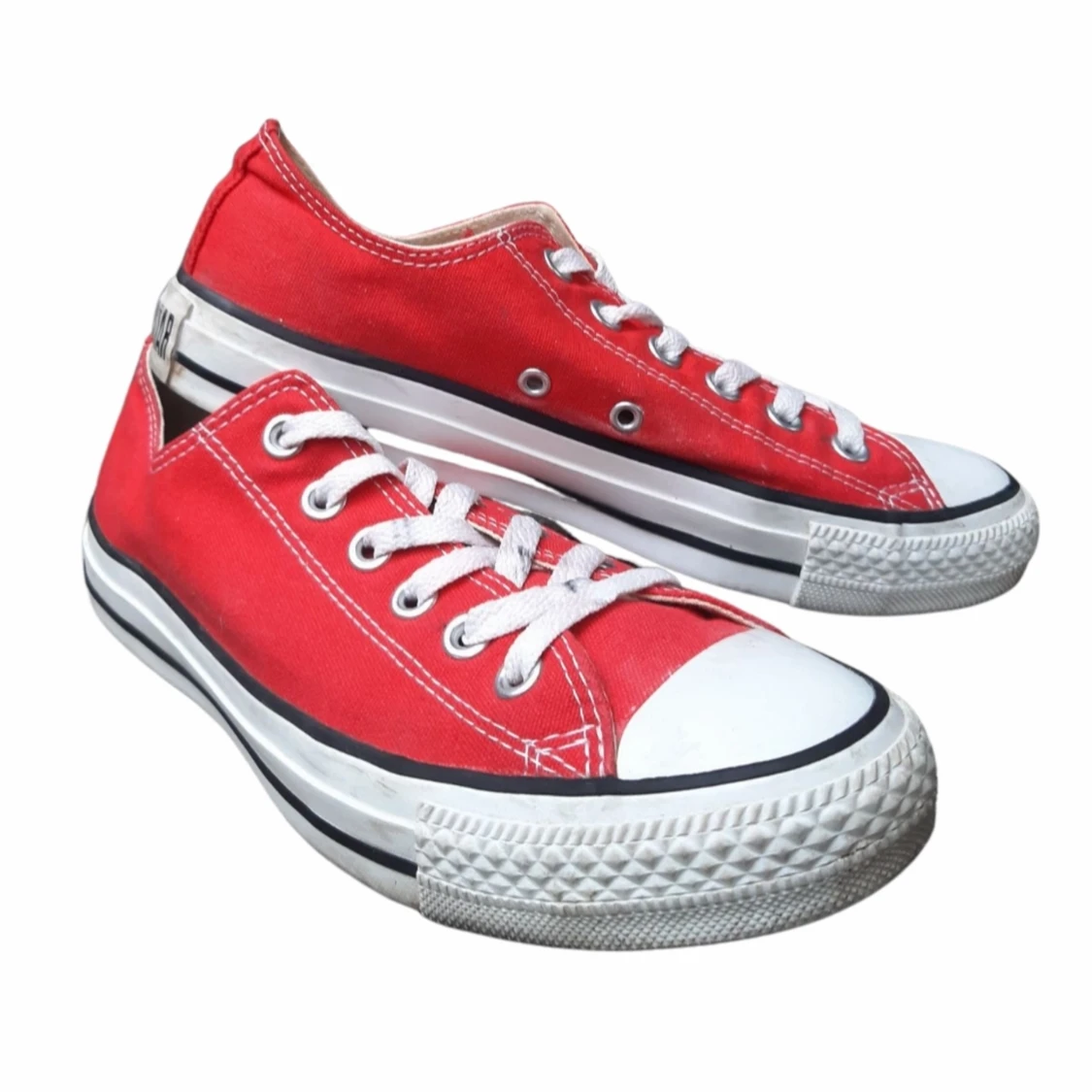 Låga Converse - Röd