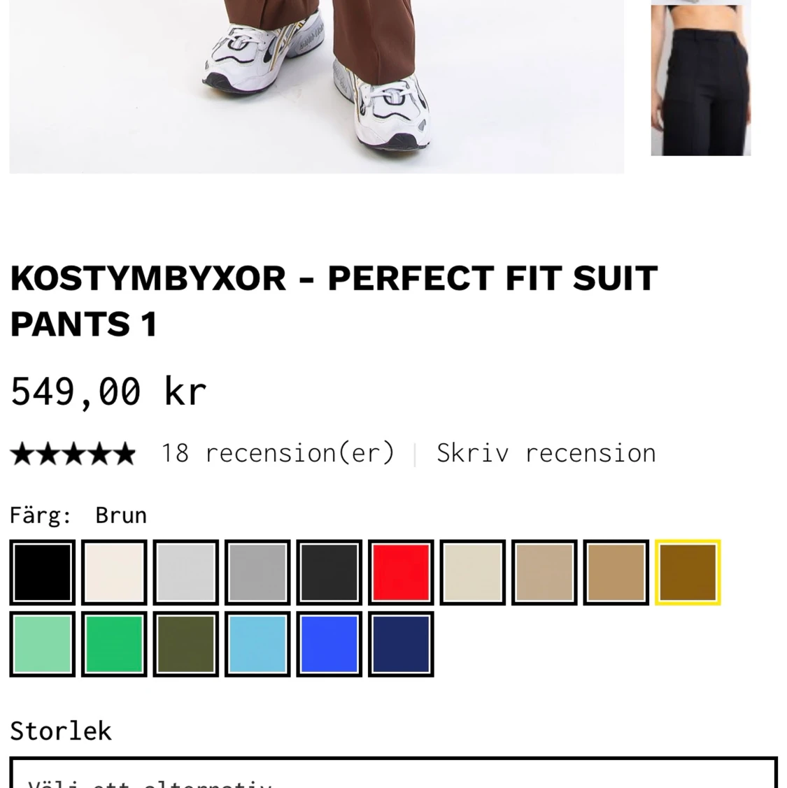 Madlady kostymbyxor  - 91