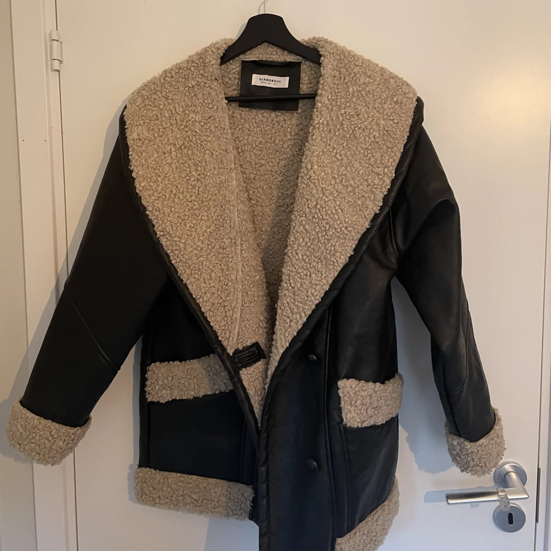 Oversized skinnjacka