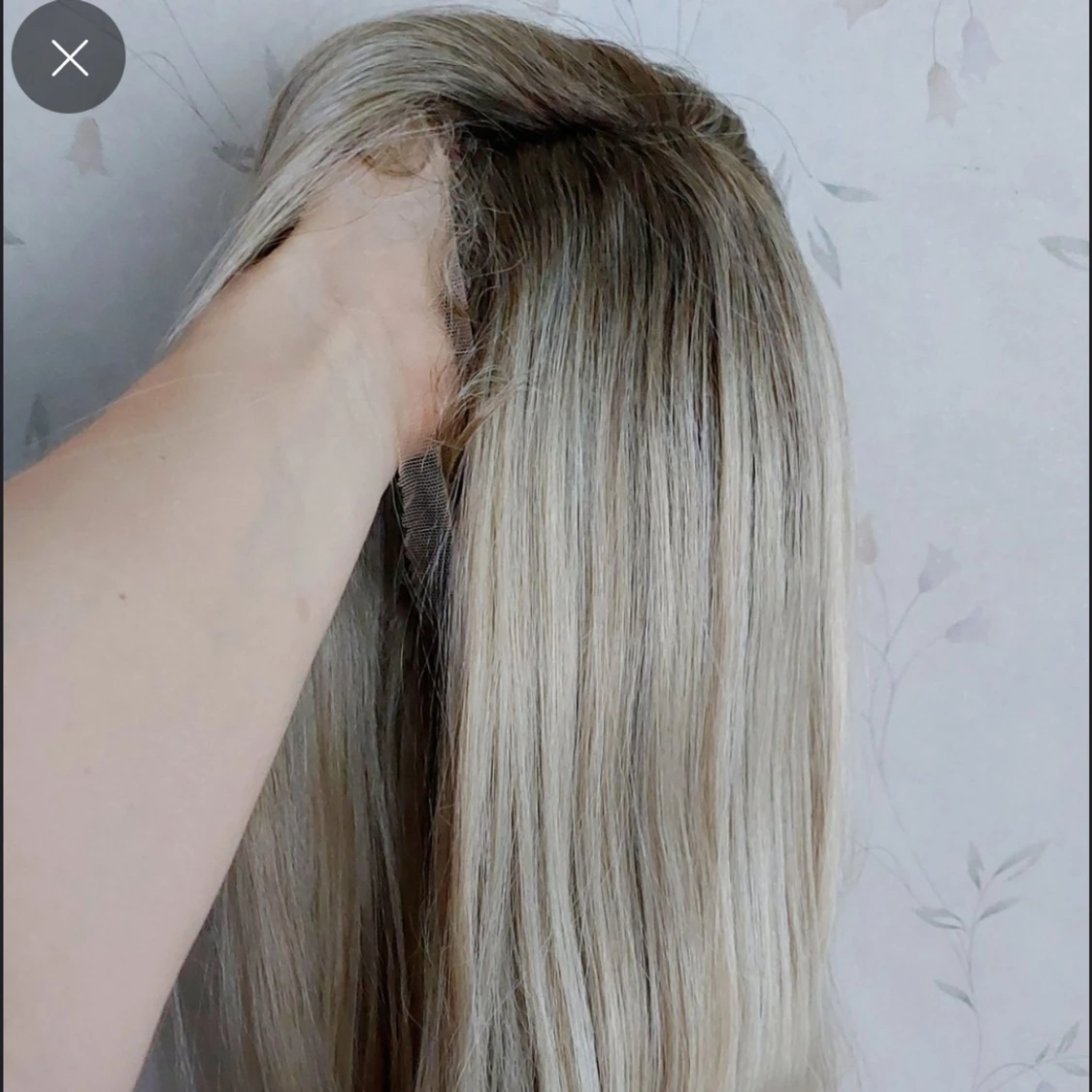 Helt ny tags lace syntet blond värmetålig 65cm babyhair - 90