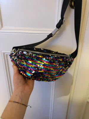 Glittrig fanny pack - Glittrig fanny pack från Pull&bear! Knappt använd 