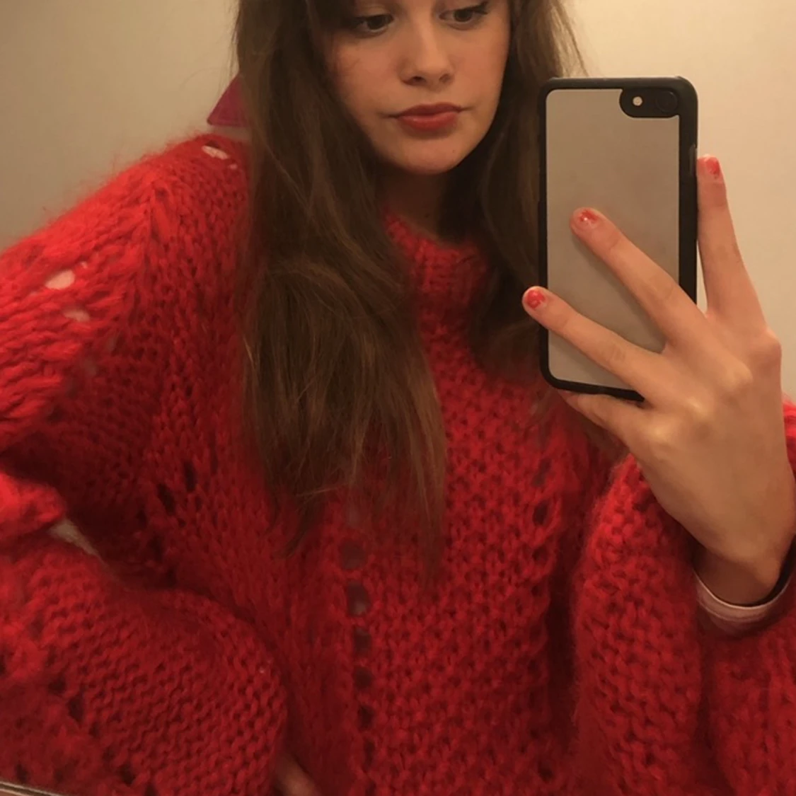 Röd tröja från Ganni - 90