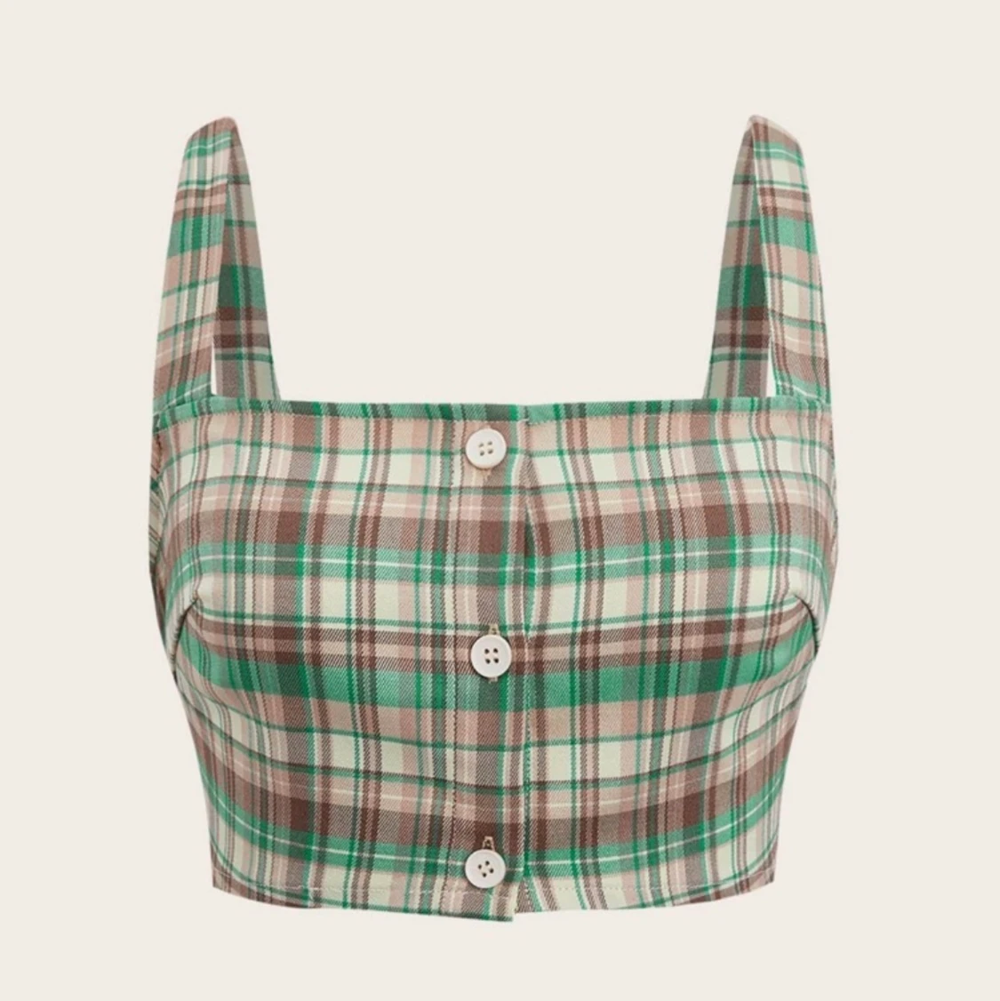 Uppknäppbar väst-topp