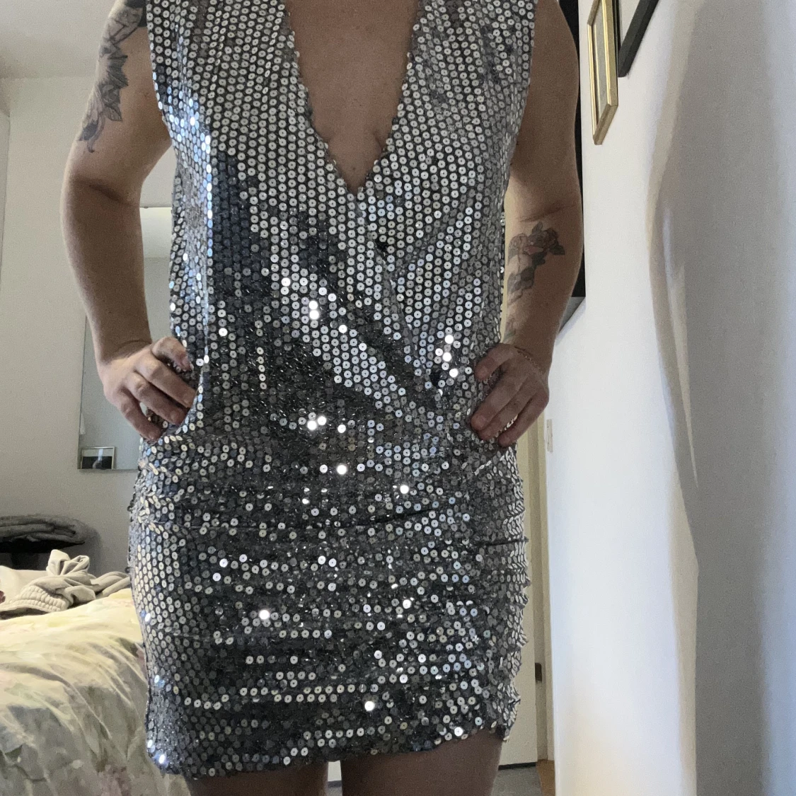 Paljett klänning - 90