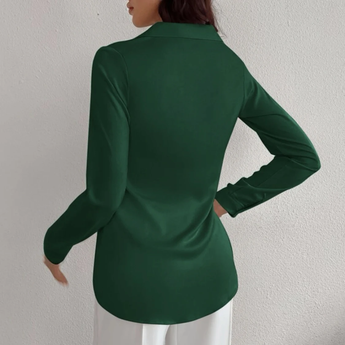 Blus med knappar - 90