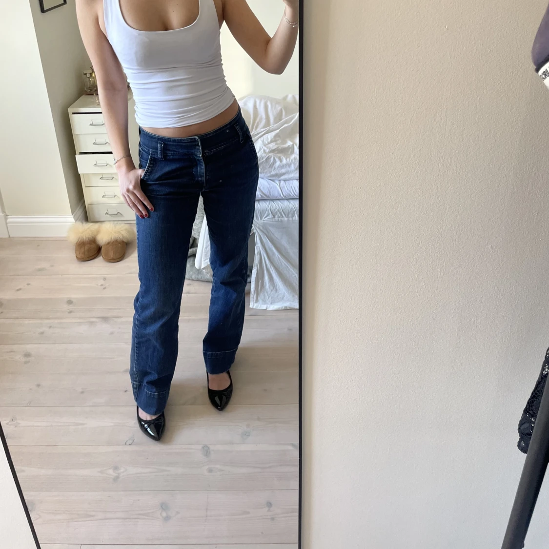 Lågmidjade jeans 