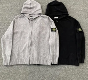 Stone island hoodie - S-2xl Alla tillbehör medföljer Grå och svart finns