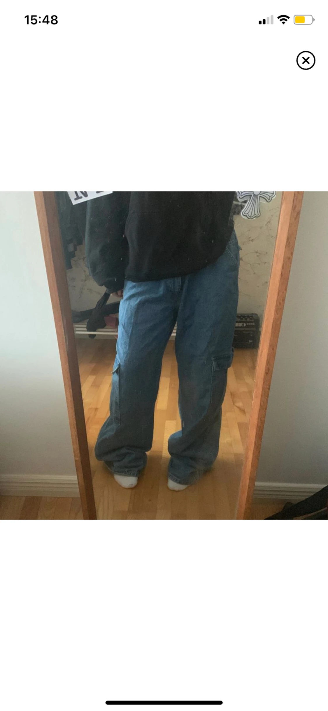 Baggy cargo jeans - 90