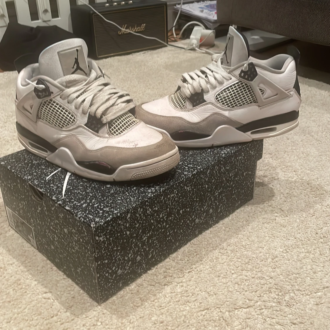 Air jordan 4 retro military black us 9.5/43.5