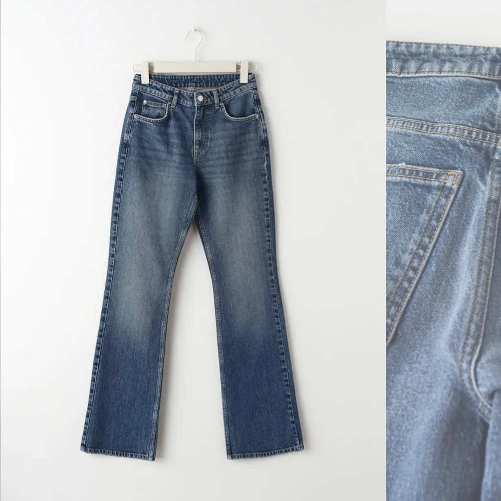 Low waist bootcut jeans från Gina Tricot. Bra skick   200+ frakt 💓. Jeans & Byxor.