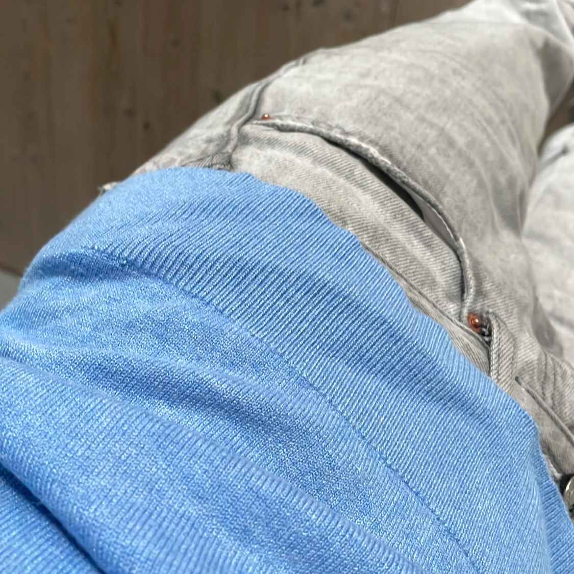 Blå tröja från amisu - 91