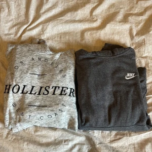Hoodies  - Nike och hallonsylt hoodies. 300 för båda eller 175 för en. Fint skick. Hollister är använd lite mer än Nike. 