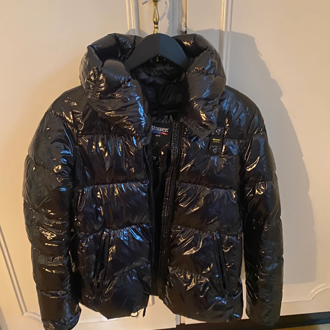 Svart Blauer lack Jacka  - 90