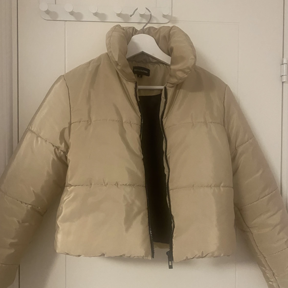 beige vinterjacka - 91