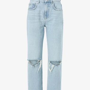 Jeans - Jeans från Gina tricot. Bra skick och använt några gånger men annars inga problem förutom att det kanske töjts ut lite vid knät på bilden. (De kommer strykas innan jag skickar väg dom) 
