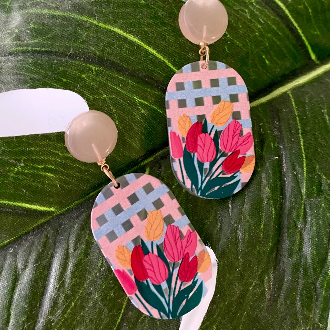 Blommiga örhängen 🌸