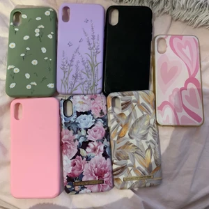 Mobilskal iPhone xs - Säljer mina fina mobilskal till iPhone X/XS då jag bytt mobil 20  st eller alla för 100 + frakt ‼️ROSA SKALET SÅLT‼️