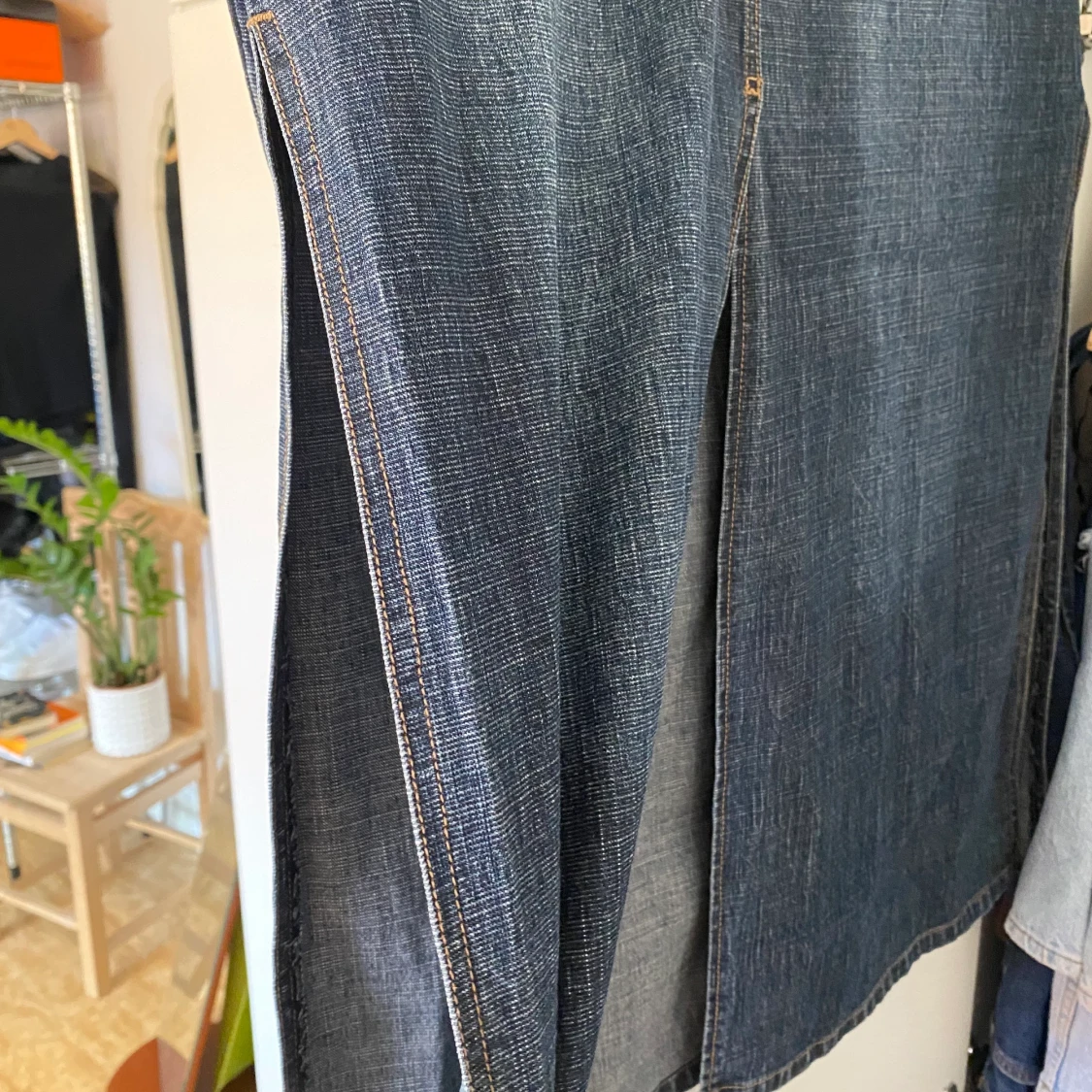 Lång denimkjol - 91