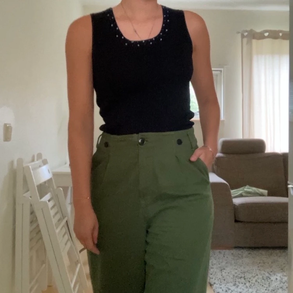 Sköna Gröna höstbyxor  - 90