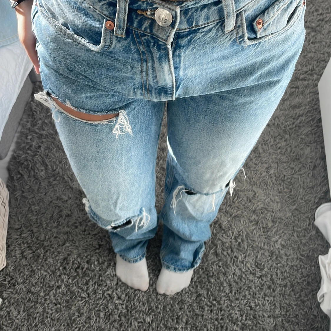 gina tricot jeans - 90