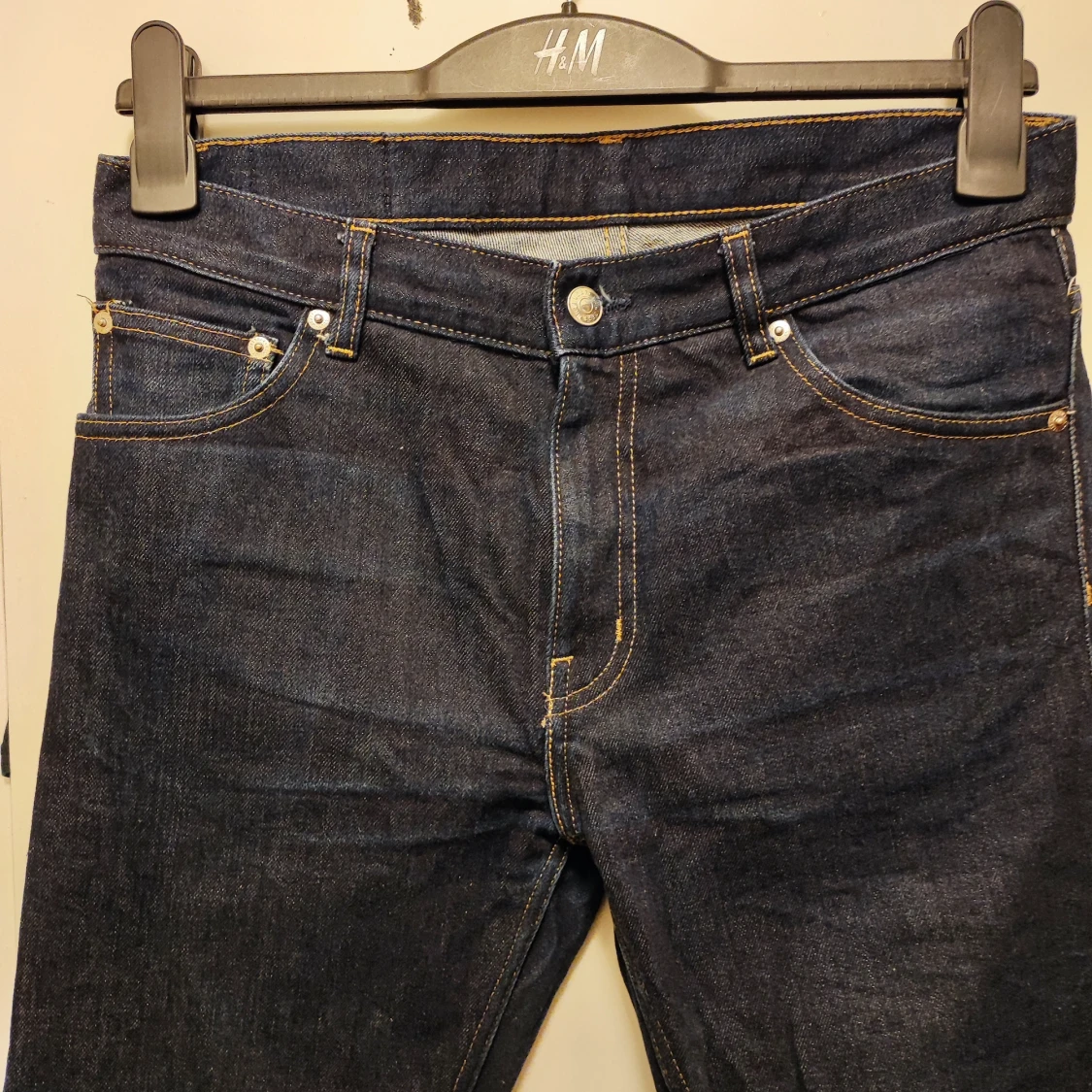 Weekday Jeans, mörkblå,  W31, L30. (Nyskick) - 90