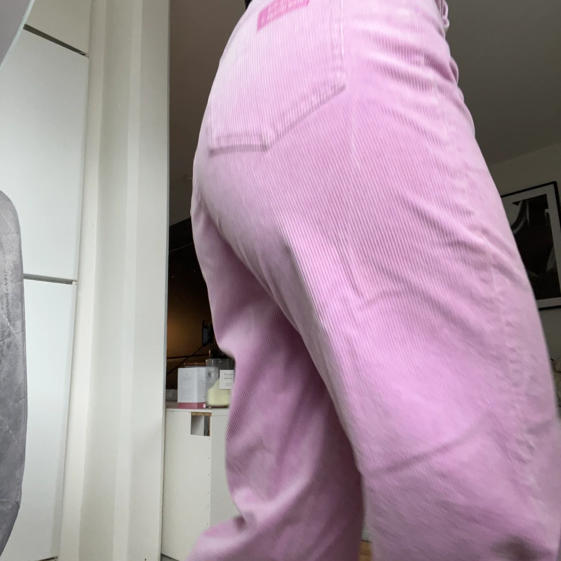 Rosa Manchesterbyxor  - 91