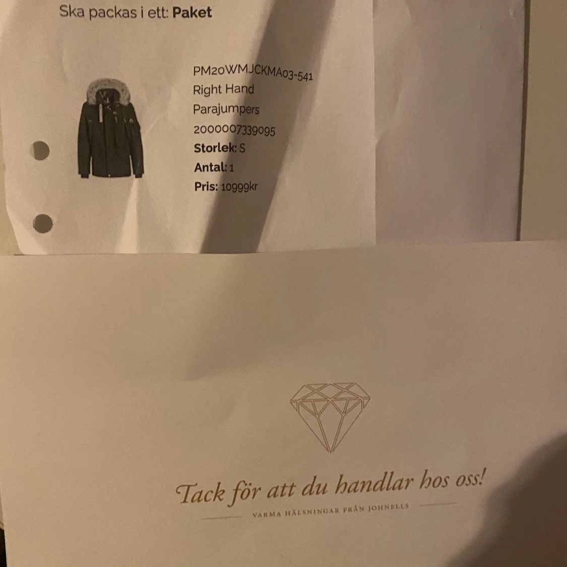 Parajumper right storlek s  pris 4400 byten eller bud intressant - 90