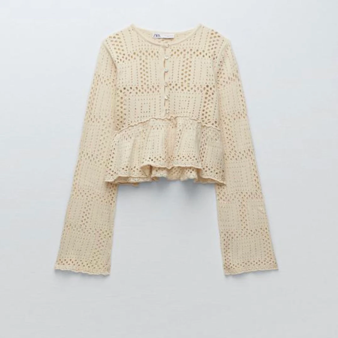 Söt stickad topp - 90