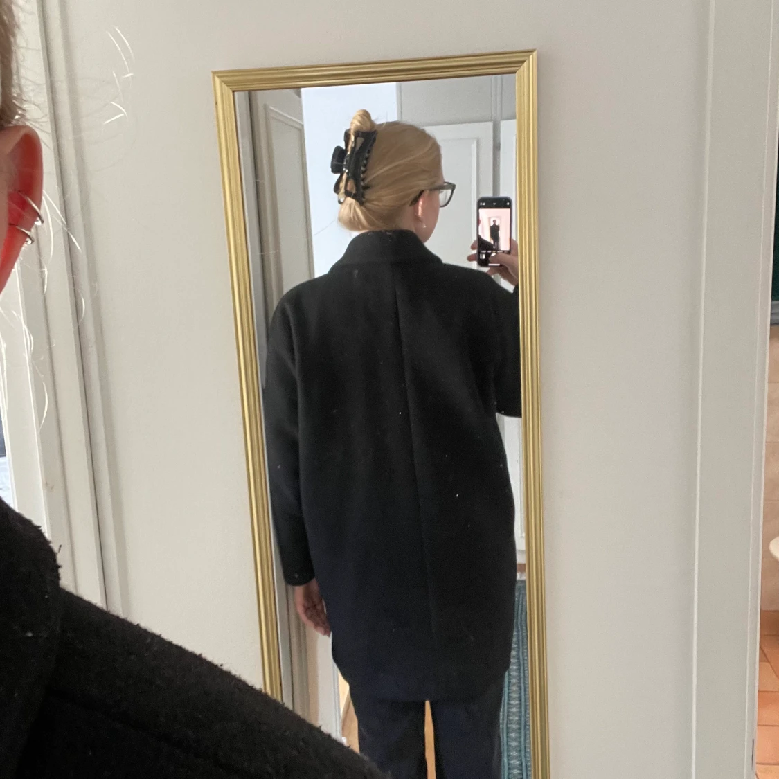 Svart kappa strlk M - 90