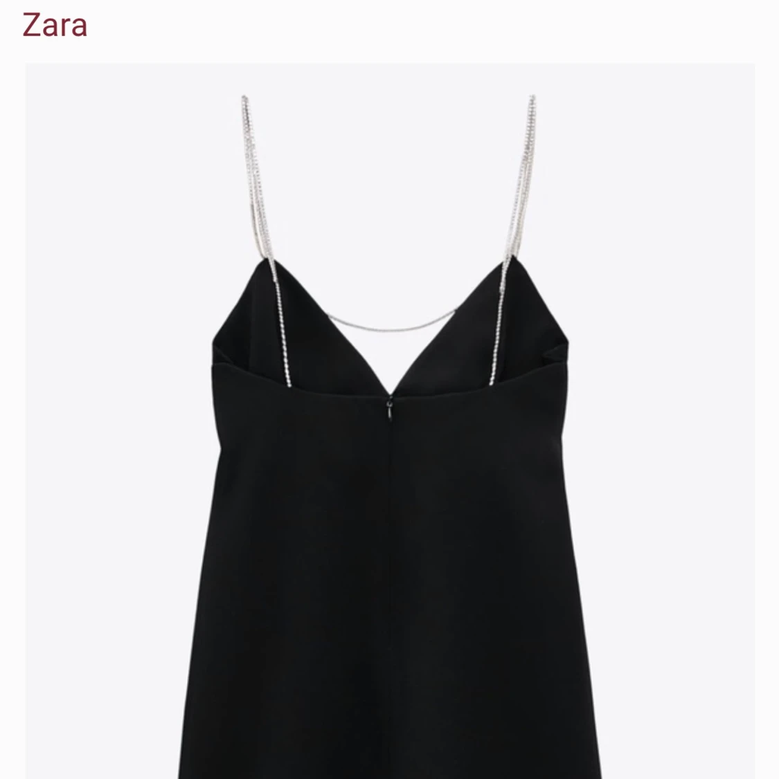 Zara klänning (zirkon axelband) - 90