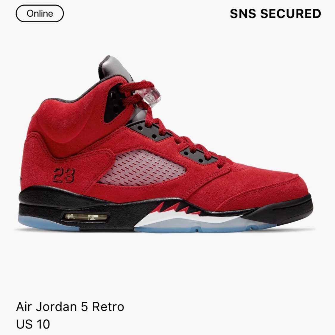 Jordan 5 raging bull