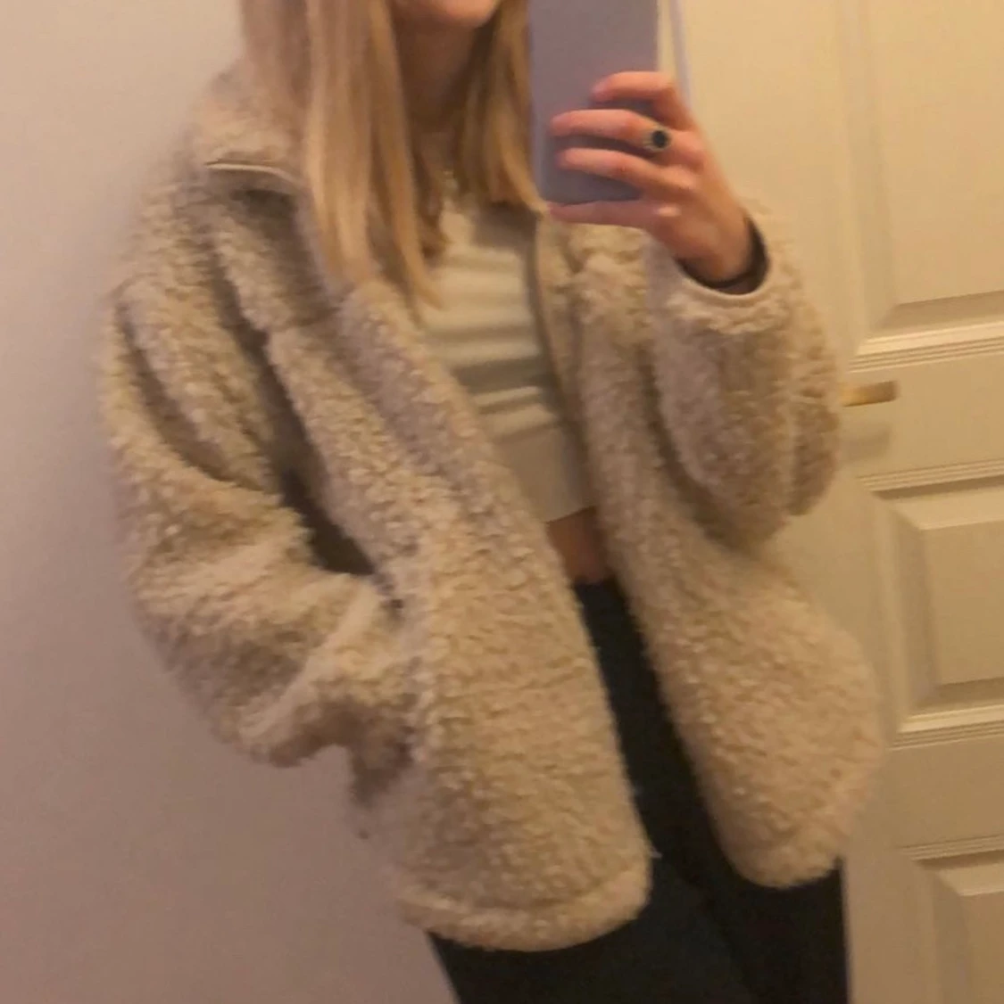 Mysig Teddy jacka<33 - 91