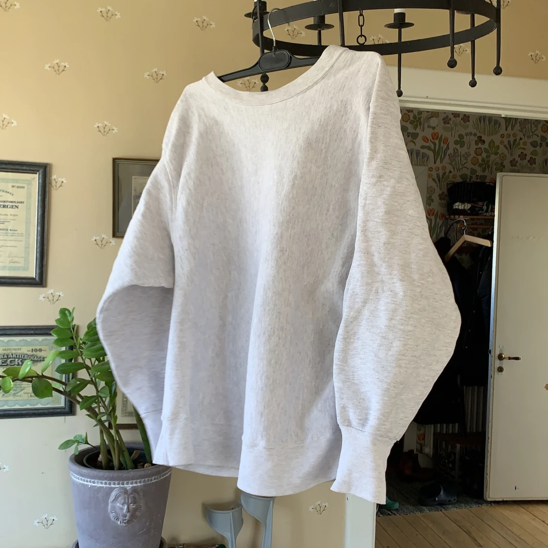 Grå vintage sweatshirt  - 90