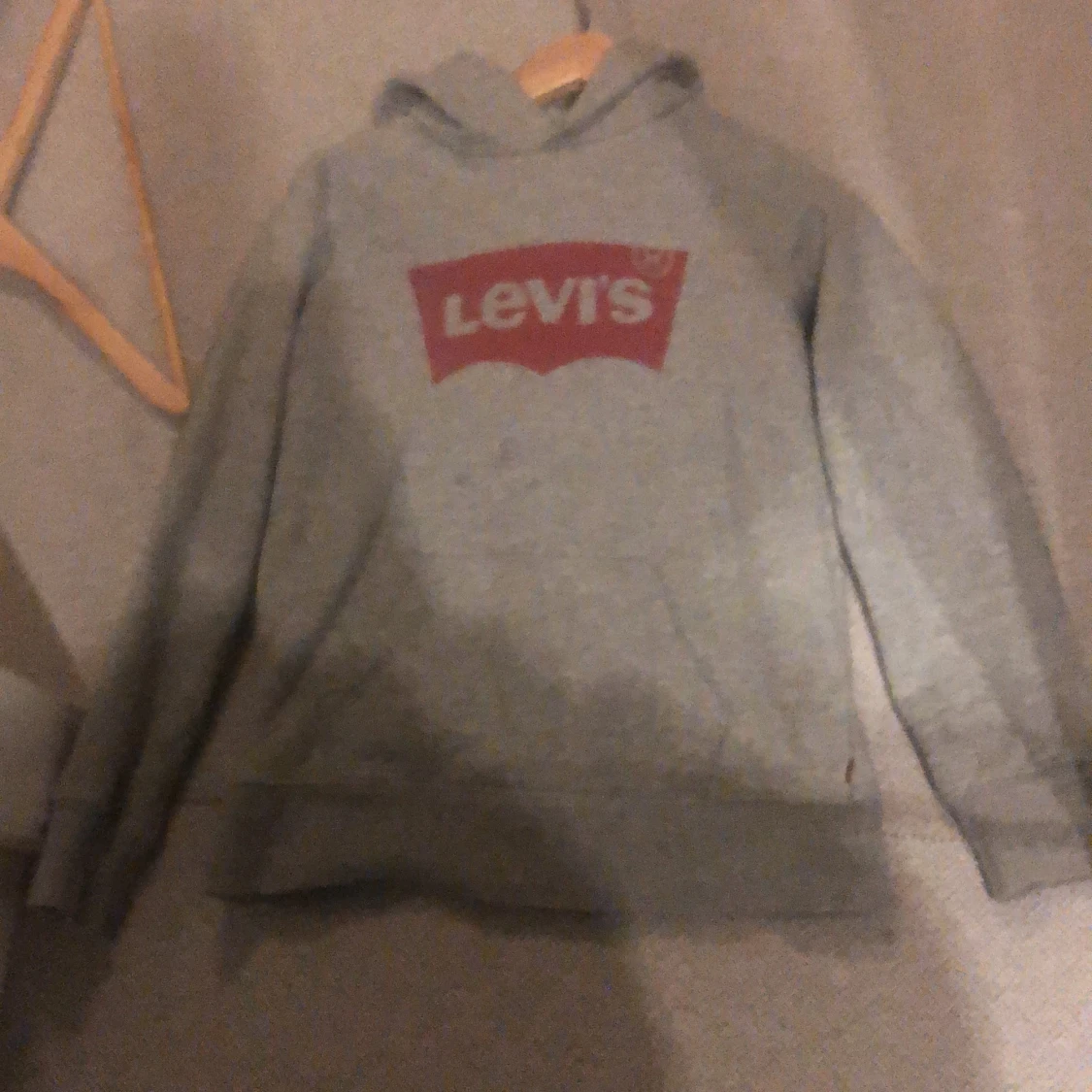Grå Levis Hoodie