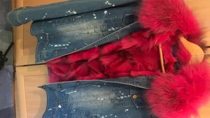 Jacka med äkta päls hollies - Som ny! Stl 40