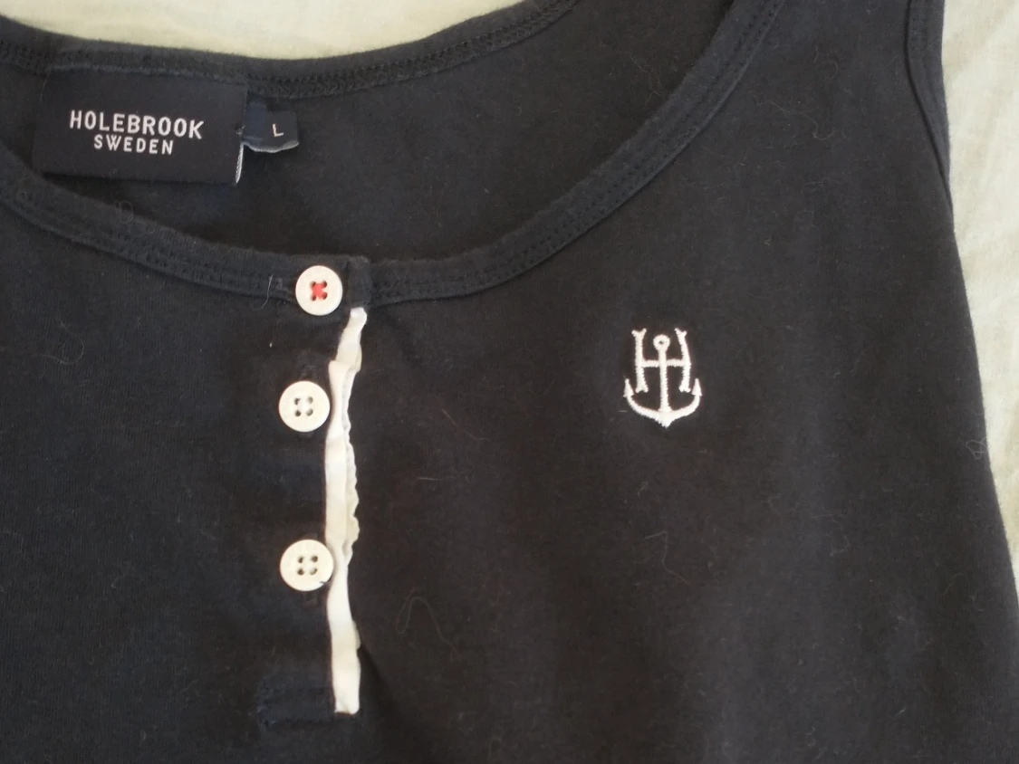 Mörkblå sommarklänning - 90