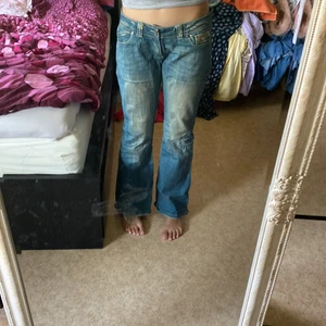 jeans  - Super fina baggy jeans low waisted super fina vintage 