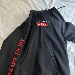 Hoodie - En super cool The Big Notorius hoodie, säljer för att den inte kommer till användning. Hoodien är från herr och i storlek M men passar en L i tjej