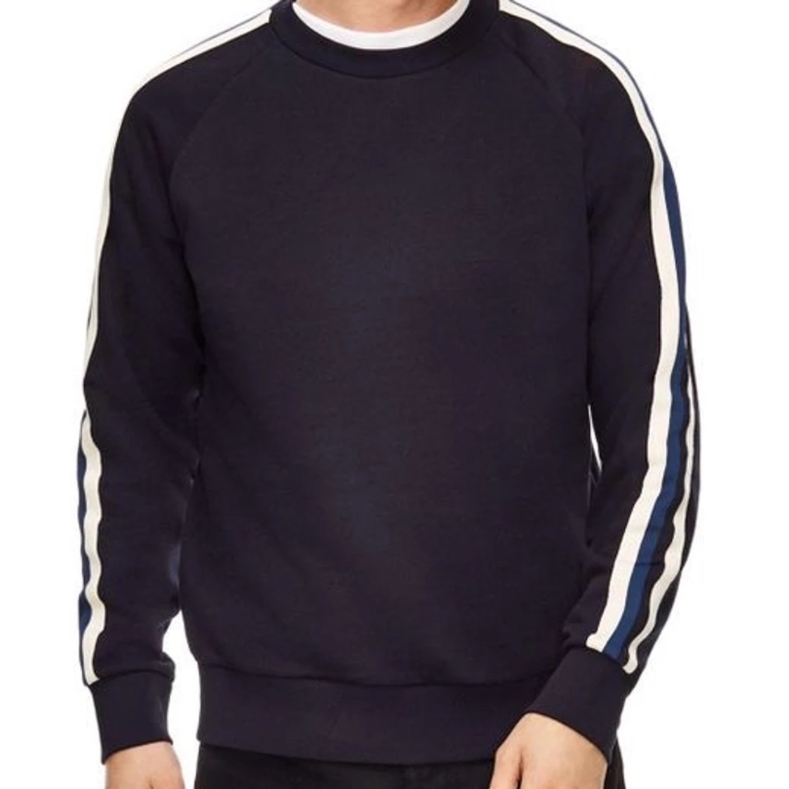 Sandro Man Striped Navy Sweater S - 91