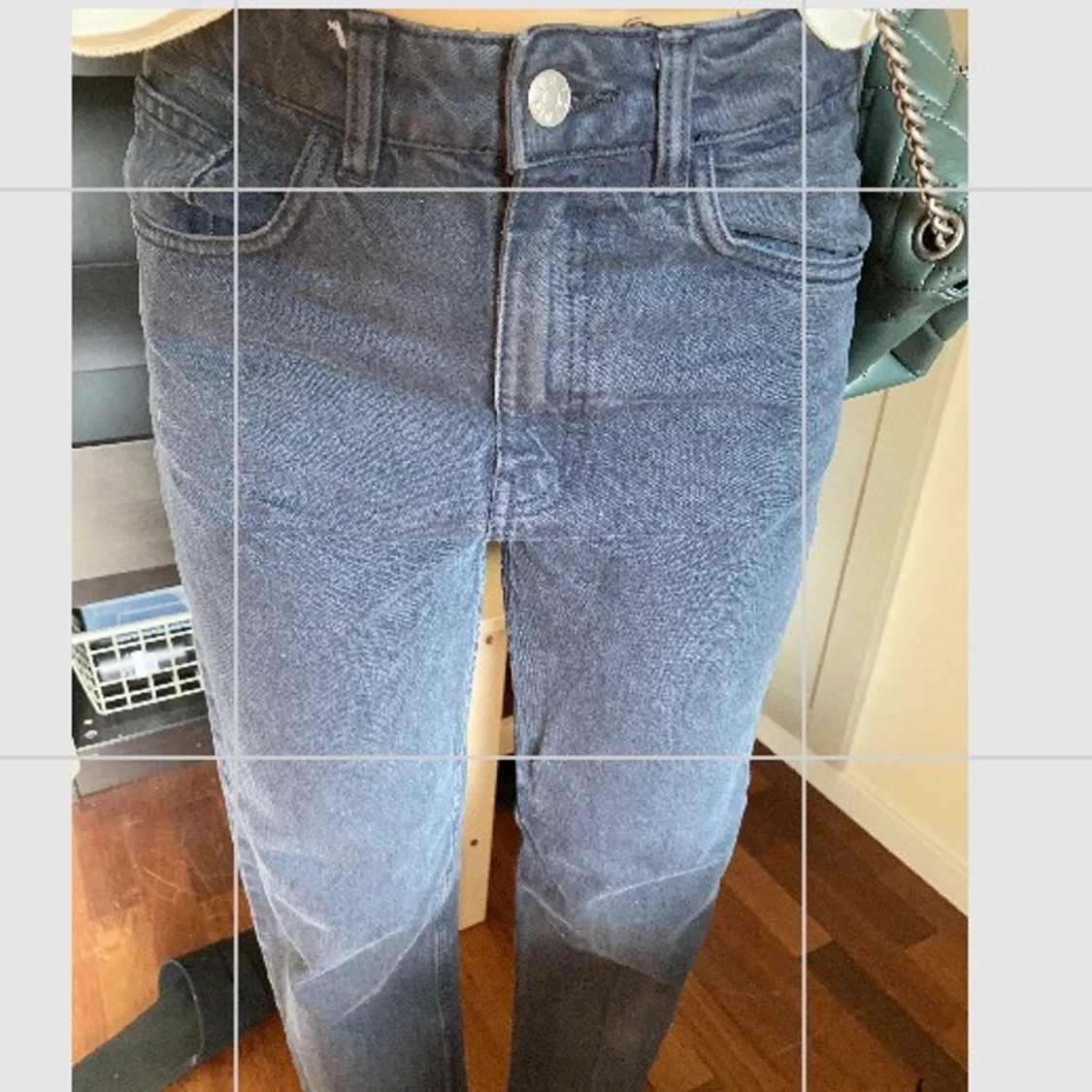 Grå/svarta jeans  - 91