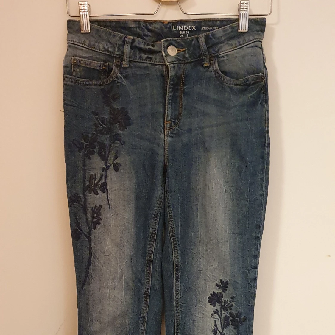 Broderade Jeans