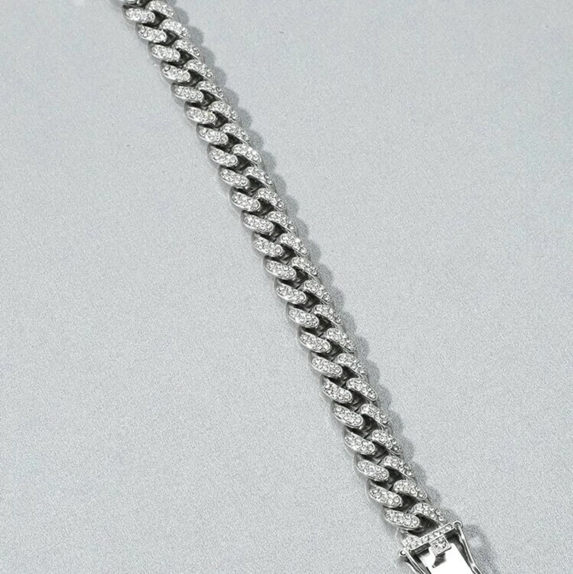 Silver/pärl armband - 90