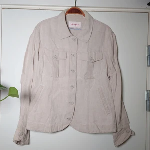 Linneskjorta - Jätteskön beige skjorta i 100% linne🌱