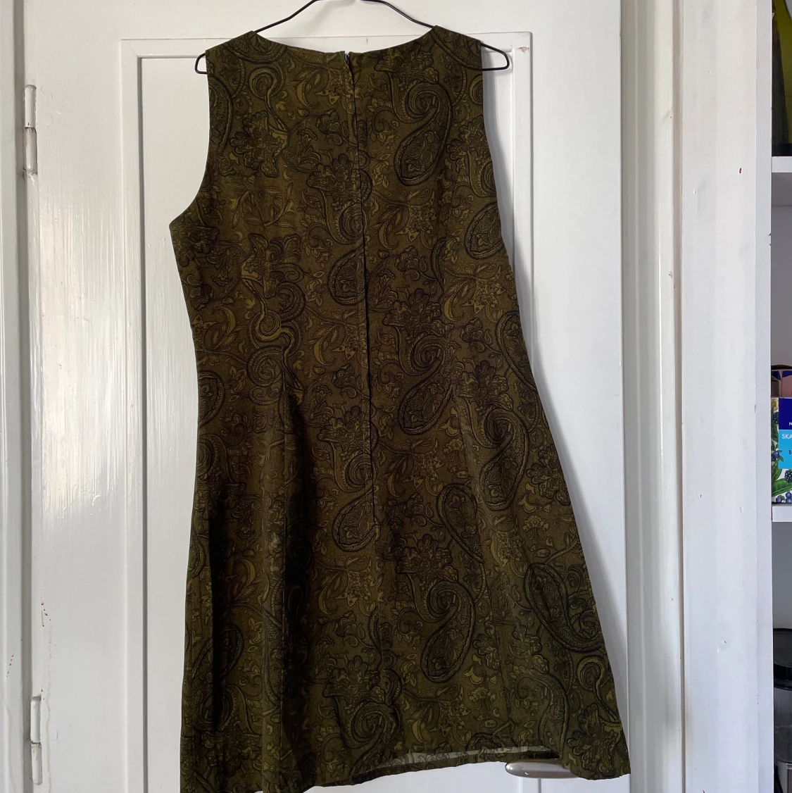 Grön paisleyklänning - 90