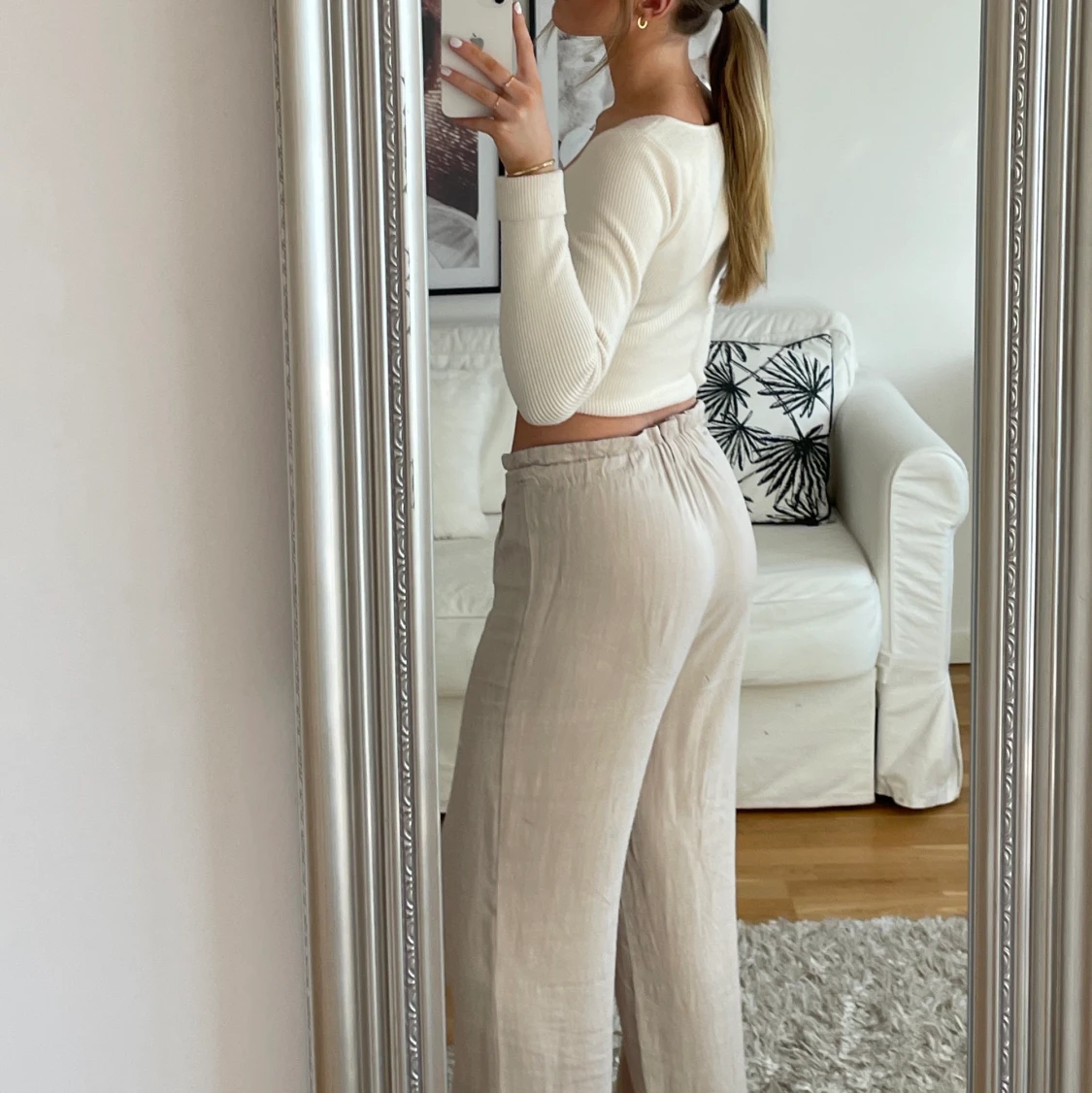 Linnebyxor Pull & Bear - 90