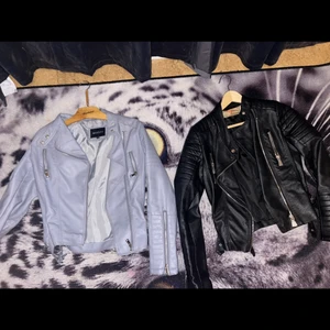 Skinnjacka  - Den blågrå är aldrig använd, svara är använd båda för 150 eller 100kr/st