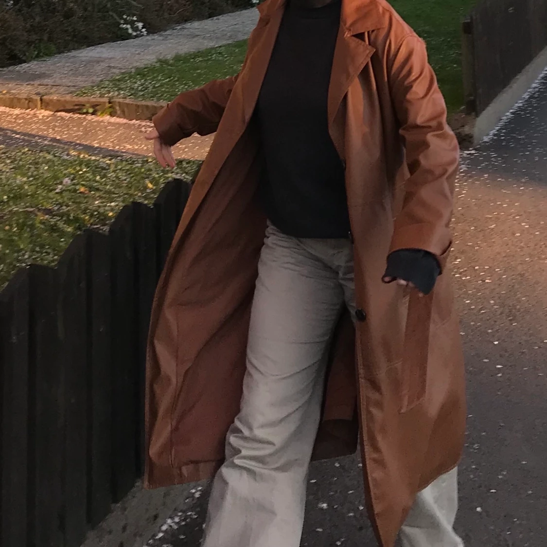 Fin fejkläderkappa - 90