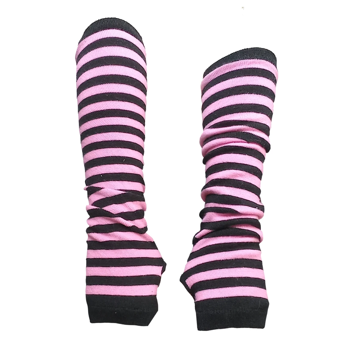 rosa och svarta handleds värmare