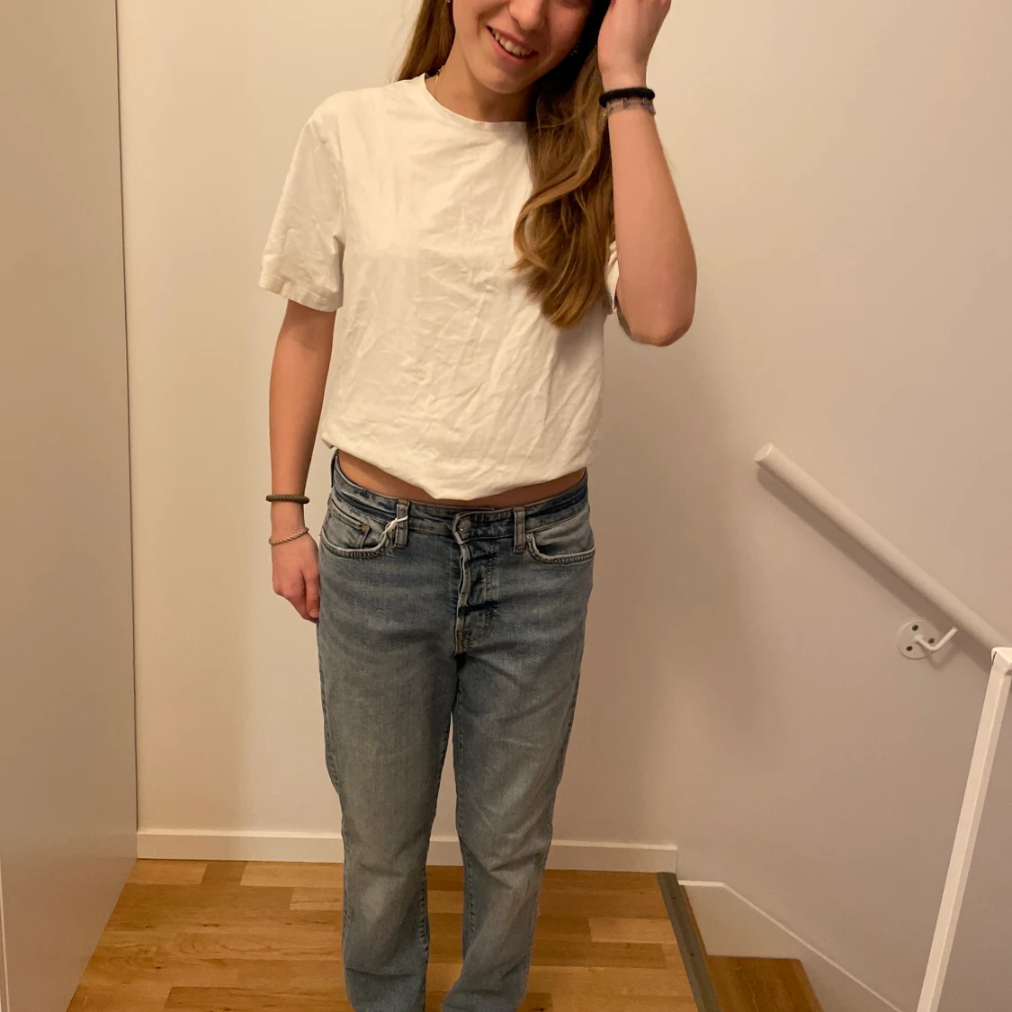 Lågmidjade Straight leg jeans 