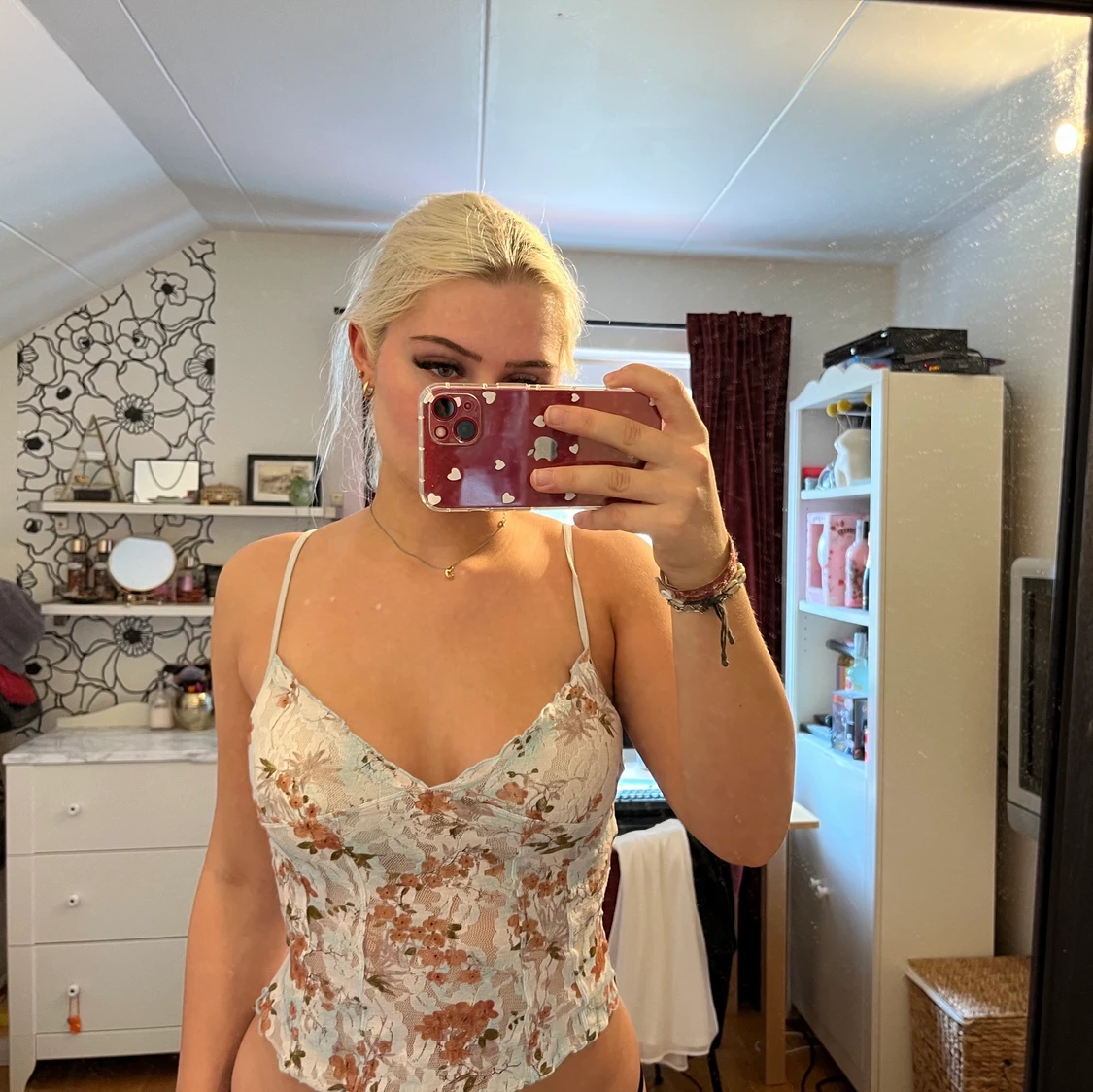 Vintage korsett topp - 90